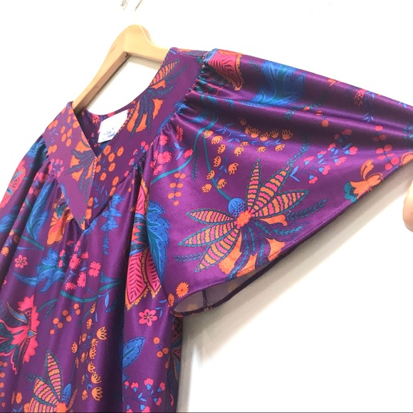 Vintage 70’s Hawaiian Maxi Dress (Sm) - Picture 4 of 9